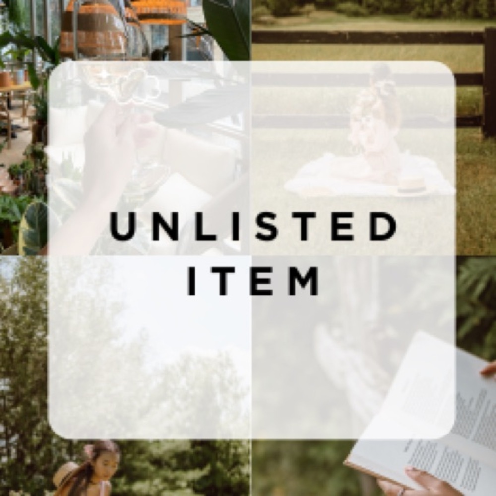 🌿 Unlisted Item - Live Show Listing #3